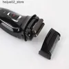 Electric Shavers Kemei 2 Heads Rechargeble Electric Shaver Recitrocating Electronic Shaving Machine Rotary Hair Trimmer Face Care Razor KM-8013 Q240318