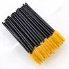 50PCS Disposable Eyebrow Eyelash Brushes Comb Eyelash Spoolies Lash Wands Makeup Brushes Mascara Wands for Eyelash Extensions