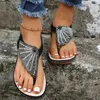 Summer New Sandals Women Diamond woven sandal Outdoor casual wedge flip-flop Fashion sandals