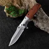 Taktiska knivar utomhus bärbar hög hårdhet färgat trähandtag vikande fruktkniv taktisk camping överlevnad knifel2403