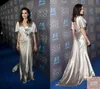 New Arrival Sexy Angeline Jolie Celebrity Dress Red Carpet Backless Silver Chiffon Long Prom Dress Formal Gown Evening Dresses Plu7756842