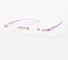 Sunglasses Women Reading Glasses Men Unisex Resin Lens Frameless Purple DropProof 10 15 20 25 30 35 R002Sunglasses4442314