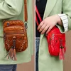 أكياس الكتف Fansiman Luxury Women Messenger Soft Pu Leather Girls Crossbody Bag Lady 2024 Summer Handbags Design