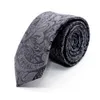 Designer Tie Men Fashion Formal Dress Poliester Casual Trend British Paisley Wzór {kategoria}