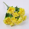 Dekorativa blommor Fake Carnation Artificial in/Outdoor All Thills Arrangement Flower Bunch Centerpiece Hållbart