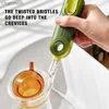 Other Household Cleaning Tools Accessories 3 In 1 Cup Brush Multi-functional Mouth Scrubber Rotatable Kitchen Gadgets Lid Cleaner 240318