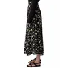 Skirts Selling Floral Skirt High Waist Half Long Draping Bottom Rayon Fabric