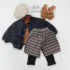 Giacche Baby Classic Giacca di jeans retrò Autunno Kid Boy Girl Cardigan solido Tasche Top casual Cappotto semplice alla moda per bambini