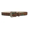 Western style carved waistband Western style waistband 240315