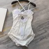 Tasarımcı Kadın Mayo Bikini Moda One Piece Suits Mayo Sırtsız Mayo Seksi Plaj Maması Takım Kadın Giyim Boyutu S-XL Nefes Alabilir