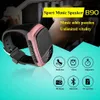 Alto-falantes portáteis sem fio wearable pulso portátil esportes bluetooth alto-falante relógio com temporizador tempo relógio mp3 player rádio fm selfie alarme 24318