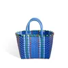 Borse a tracolla alla moda Nuove borse di design borse vegetale per vaso intrecciata sacca da spiaggia colorata 240311