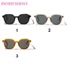 Sunglasses DOHOHDO Transparent Frame Square For Women Fashion Men Sun Glasses Vintage Trending Eyewear Shades UV400