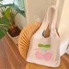 Shoulder Bags Cute Cherry Bag Fashion Fluffy Large Capacity Furry Purse Plush Autumn And Winter Underarm For Women