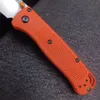 Карманный складной нож Mini Bugout 533 с зажимом, качественное лезвие из нержавеющей стали, красно-оранжевая ручка, EDC, ножи для выживания на открытом воздухе, кемпинга и пешего туризма - без логотипа