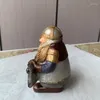 Dekoracyjne figurki Viking Wei Kdo Norse Darff Gnome Statue Decoration Decoration Crafts