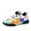 American Football Shoes Soccer For Children Student Boots TF Low Ankle Outdoor Grass Multicolor Training Match Sneakers