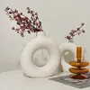 花瓶ドーナツ花瓶モダンなデコ手作りパンパスグラスマケケルミクwohnzimmer vasen dekoration und geschenk