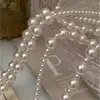Autunno nuova collana di perle a tre strati francese elegante lunga cena stile maglione catena femminile