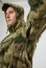 Vestes pour hommes zip up up tactique vert totation camouflage veste thermique thermique thermiques thermiques thermiques coquilles masculines poches safari randonnées de la randonnée