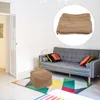 Oreiller ottoman pouf plancher pied tatami tapis repos carré chaise tissée tabouret de coton siège de méditation siège