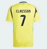 2024 2025 Sverige Larsson Mens Soccer Jerseys Retro 1988 1994 Larsson National Team Retro Dahlin Brolin Ingesson Home Away Football Shirts Uniforms Men Kids Kit 24 25 25