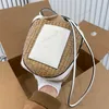 Woody Raphia Voyage Beach Basket Fourre-tout Sacs Femmes Hommes Designer Sac à bandoulière Sacs à main Portefeuille Summer Weave Paille Luxe Sacs à main Bandoulière Pochette classique