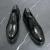 HBP Non-Brand Lace Up Fashion Design Italian Handmade Formal Men Dress Shoes Oxfords