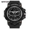 Sanda Hot Selling New Outdoor Sports 3153 Cool Waterproof Electronic Fashion Trend Watch