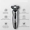 Elektrisk rakapparat för män 4D Electric Beard Trimmer USB Laddningsbart professionellt hårtrimmer hårskärare Vuxen Razor för män 240313