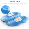 Covers 100Pcs Disposable Shoe Dust Covers Pouch Plastic Waterproof Shoes Cover Organizer Rainy Day Outdoor Cleaning Shoe Covers Bags