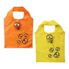 Sacos de armazenamento 2pcs portátil dobrável saco de compras criativo abelha decoração reutilizável bolsas tote cor aleatória