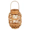 Candle Holders Handwoven Holder Lamp Shade Table Centerpiece Rattan