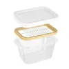 Plates Butter Box And Cheese Cutting Preservation Sealed Rectangular Storage Container With Lid