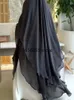 Etniska kläder Ramadan Khimar Abaya Saudiarabien Turkiet Islam Muslim Hijab klänning Bönkläder Abayas för kvinnor Kebaya Robe Femme