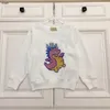 Brand baby hoodie Long sleeved child pullover Size 100-150 kids designer clothes Colored Dinosaur Pattern girls boys sweater 24Mar