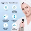 Oral Irrigators Cordless Sink Teeth Cleaner 5 DIY -lägen och 6 TIPS IPX8 Vattentät och avtagbar 400 ml Vattentank lämplig för resor J240318