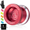 MagicYoyo N8 Professional Responsive Yoyo Aluminum Metal Metal Sized Yo-Yo for Kids 5 Strings Yoyo Bag Glove as a Gift 240314