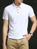 Polos pour hommes Polo à séchage rapide bureau d'affaires coton printemps été automne t-shirt style décontracté grande taille M-5XLshirts