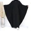 Vêtements ethniques Modeste Islamique Mode Bat Manches Robe Dubaï Turquie Eid Femmes Musulmanes Robe Plaine Arabe Moyen-Orient Ramadan Femme Kaftan