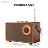 Portable Speakers 2023 New Portable Wireless Outdoor Speaker Retro Vintage Radio Small Music Player Rechargeable Speakers for Home Office Decor24318