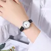Horloges Kwartshorloge Elegant polshorloge met verstelbare kunstleren band Hoge nauwkeurigheid Tijdwaarneming Stijlvol rond voor precisie