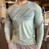 Lu Align Align Lu Lemon T Shirts Running Men Sports Fiess Long Sleeve 2023 Gym Tight Top Training Workout Tee Casual ight op raining ee