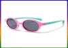 Flexible polarisierte Kinder-Sonnenbrille, rund, bunt, für Kinder, Baby, Kleinkind, Sicherheit, Silikon, weicher Rahmen für Mädchen3233162