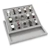 Titta på lådor Big Size Box Organizer 24 Slots Live Stand Storage Mechanical Wates Display Tray Collection Accessories Gift