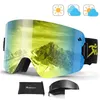 Ski Goggles Magnetic Set Antifog 100% Uv400 Protection Snow Snowboard For Men Women Otg Over Glasses Skiing Eyewear Drop Delivery Spor Otez7