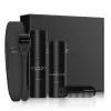 Ferros 4 pçs/set barbe kit de crescimento da barba conjunto potenciador crescimento do crescimento da barba óleo essencial facial cuidados com a barba conjunto melhor para homem