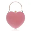 Hip Shoulder Bags Heart-shaped Designer Handbag Womens Fashion Makeup Bag Dinner Bag Handbag Tote 240311
