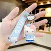 2024 Creative Cartoon KT Doll Neychain Pink Cat Pendant Dropp Lim Par Female Bag Personlig liten present Pendant Partihandel