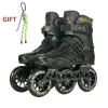 Boots Professional Inline Skates 3 Wheels Roller Skates Shoes Men Men Speed Skates Adult Racing Speed Skating Inline Roller Skating Shoes